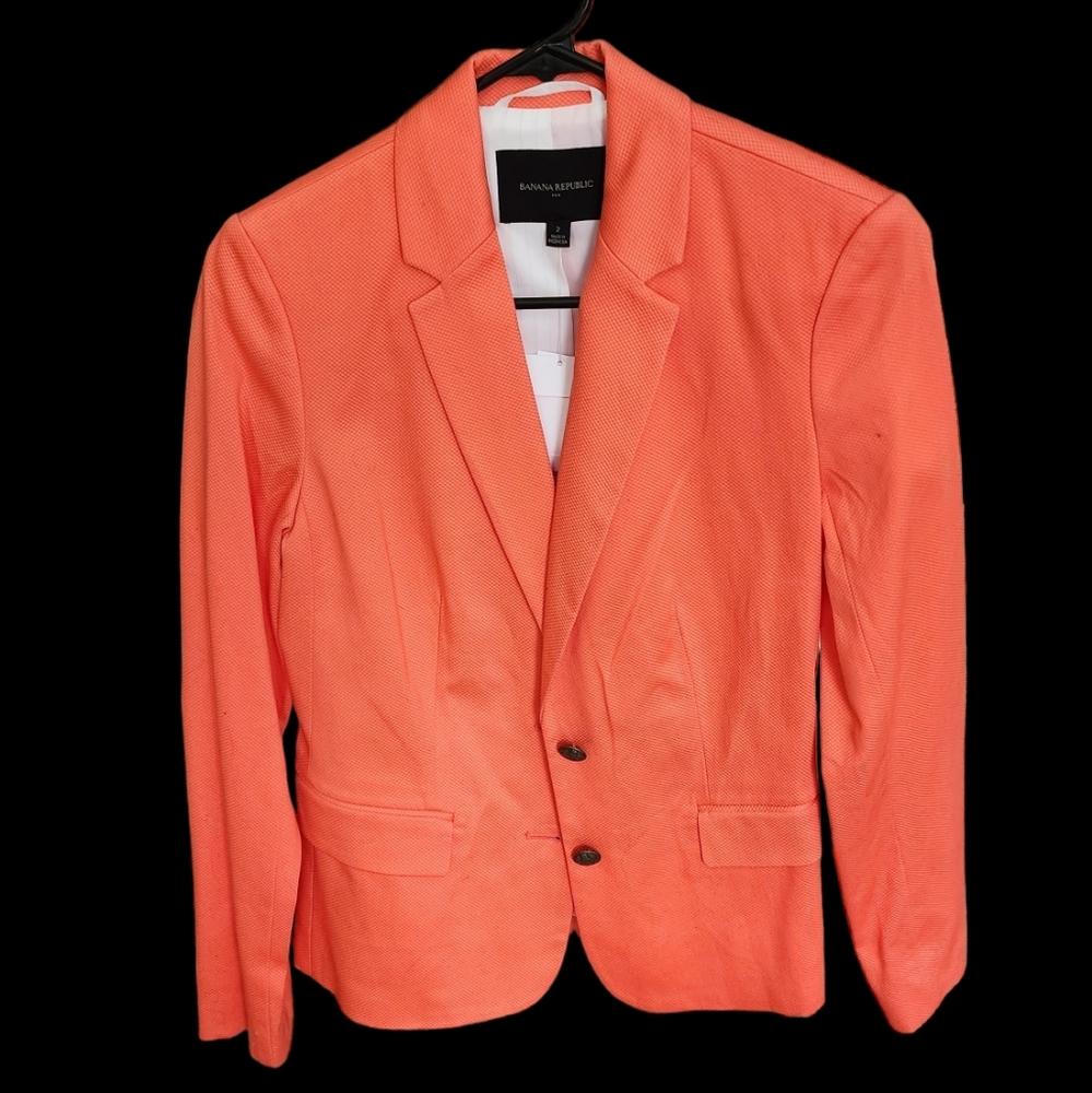 Orange blazer
